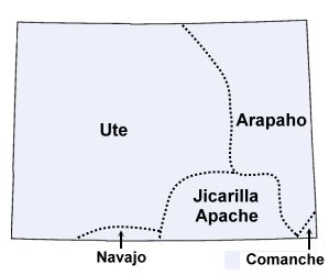 Colorado Tribal Boundary Map