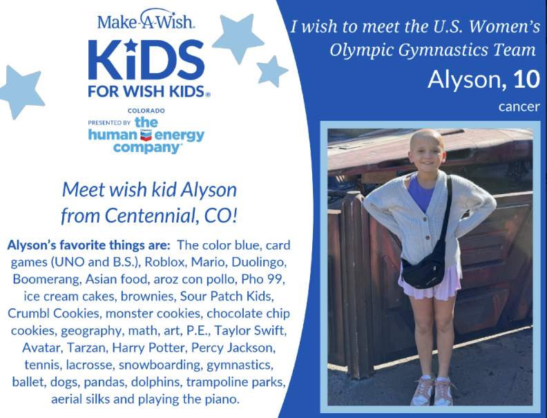 Photos from Alyson and her family. Credits to Make - A - Wish. 